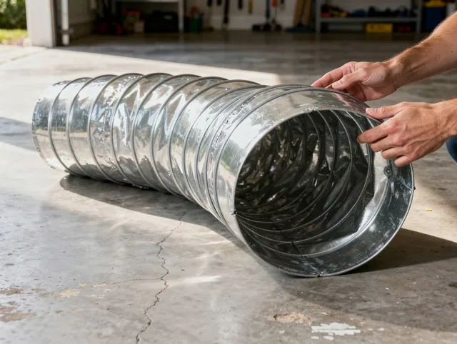 Windsor Dryer Vent Cleaning specialist using advanced equipment for thorough duct cleaning in Windsor