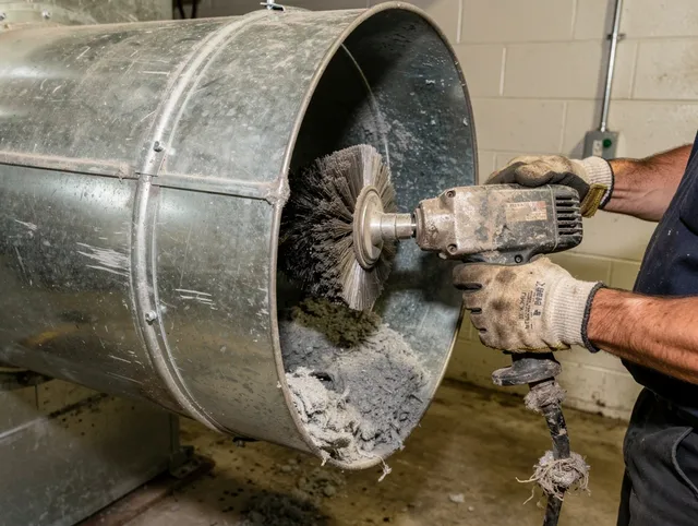 Industrial-grade dryer vent cleaning by Windsor Dryer Vent Cleaning in Windsor